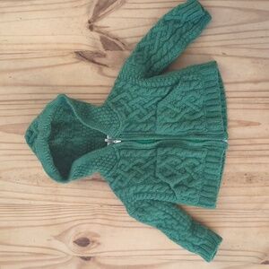 100% Irish wool toddler sweater 1 yr